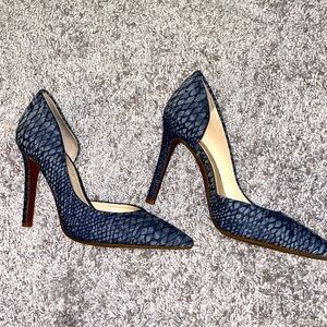 Jessica Simpson Indigo Combo Snake Print Denim size 5.5